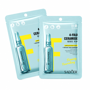 Тканинна маска з керамідами Sadoer 4-Fold Ceramide 000140 фото