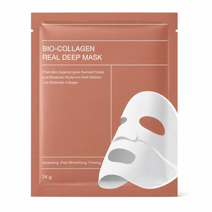 Гідрогелева маска для обличчя з біоколагеном Bio-Collagen Real Deep Mask 000143 фото