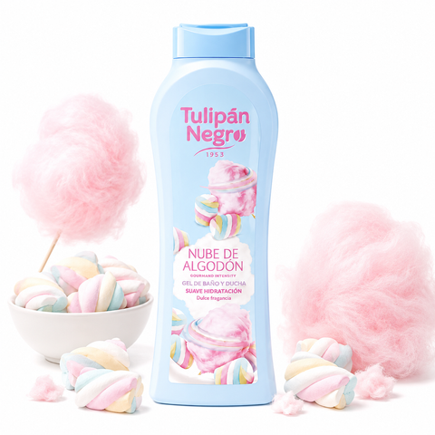 Гель для душу та ванни Tulip&aacute;n Negro &laquo;Солодка вата&raquo; 000090 фото