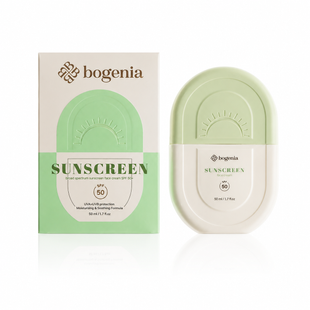 Сонцезахисний крем для обличчя Bogenia Sunscreeen Face Cream SPF 50+ 000045 фото