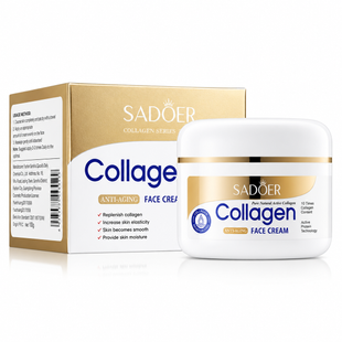 Омолоджувальний крем для обличчя Sadoer Collagen Anty-Aging проти старіння шкіри  000151 фото