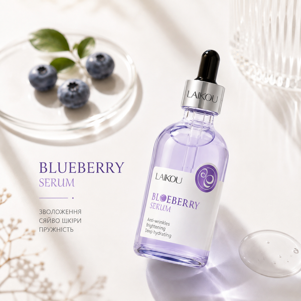 Зволожувальна сироватка Blueberry Serum з екстрактом чорниці та гіалуроновою кислотою 000163 фото